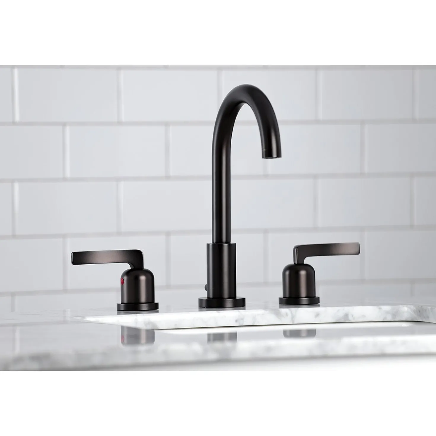 Kingston Brass Fauceture Centurion Widespread Bathroom Faucet