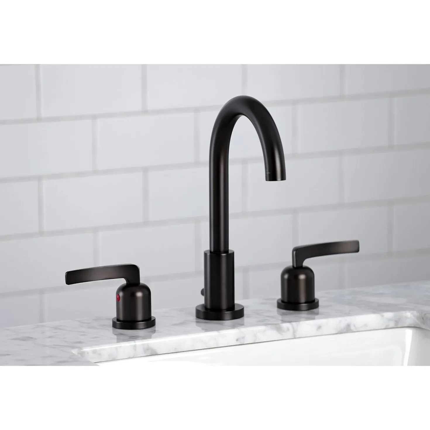 Kingston Brass Fauceture Centurion Widespread Bathroom Faucet