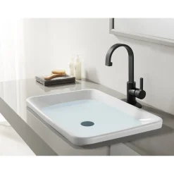 Kingston Brass Fauceture Continental Single-Handle Bathroom Faucet