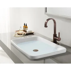 Kingston Brass Fauceture Continental Single-Handle Bathroom Faucet