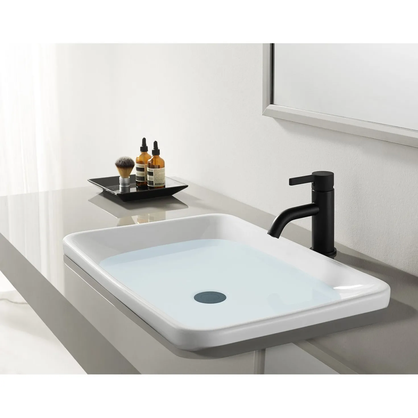 Kingston Brass Fauceture Continental Single-Handle Single Hole Bathroom Faucet