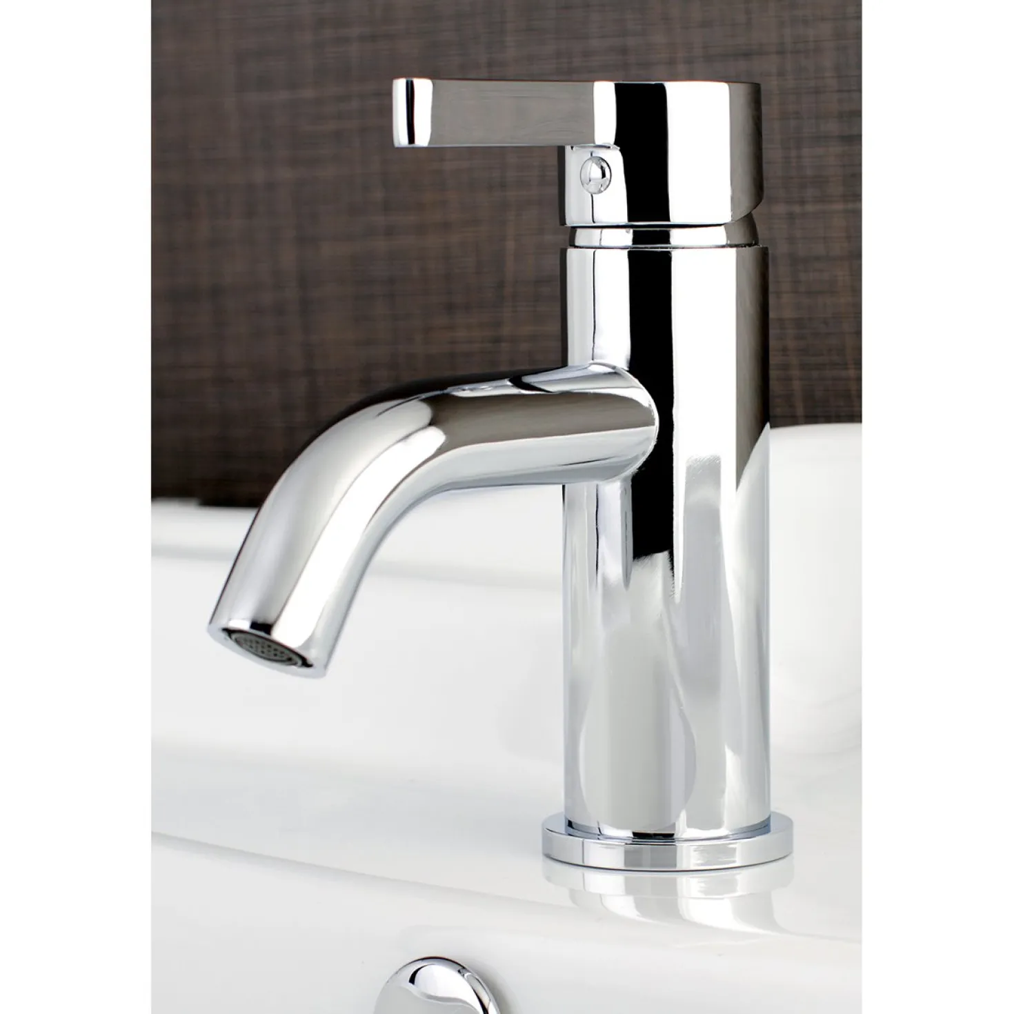 Kingston Brass Fauceture Continental Single-Handle Single Hole Bathroom Faucet