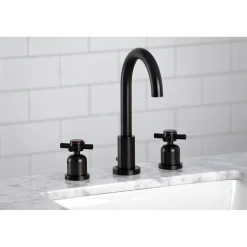 Kingston Brass Fauceture Concord Widespread Cross-Handle Bathroom Faucet