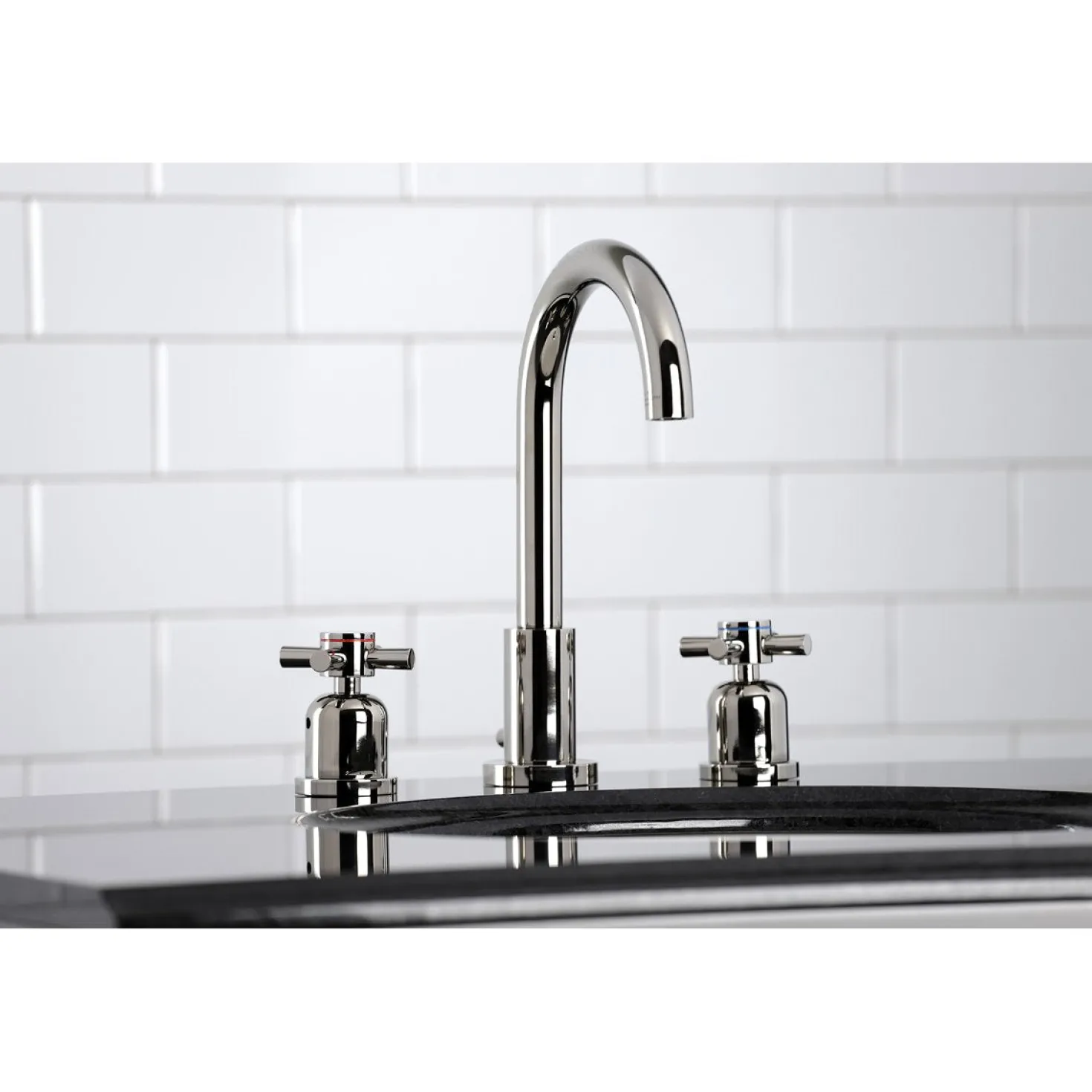 Kingston Brass Fauceture Concord Widespread Cross-Handle Bathroom Faucet