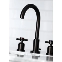Kingston Brass Fauceture Concord Widespread Cross-Handle Bathroom Faucet