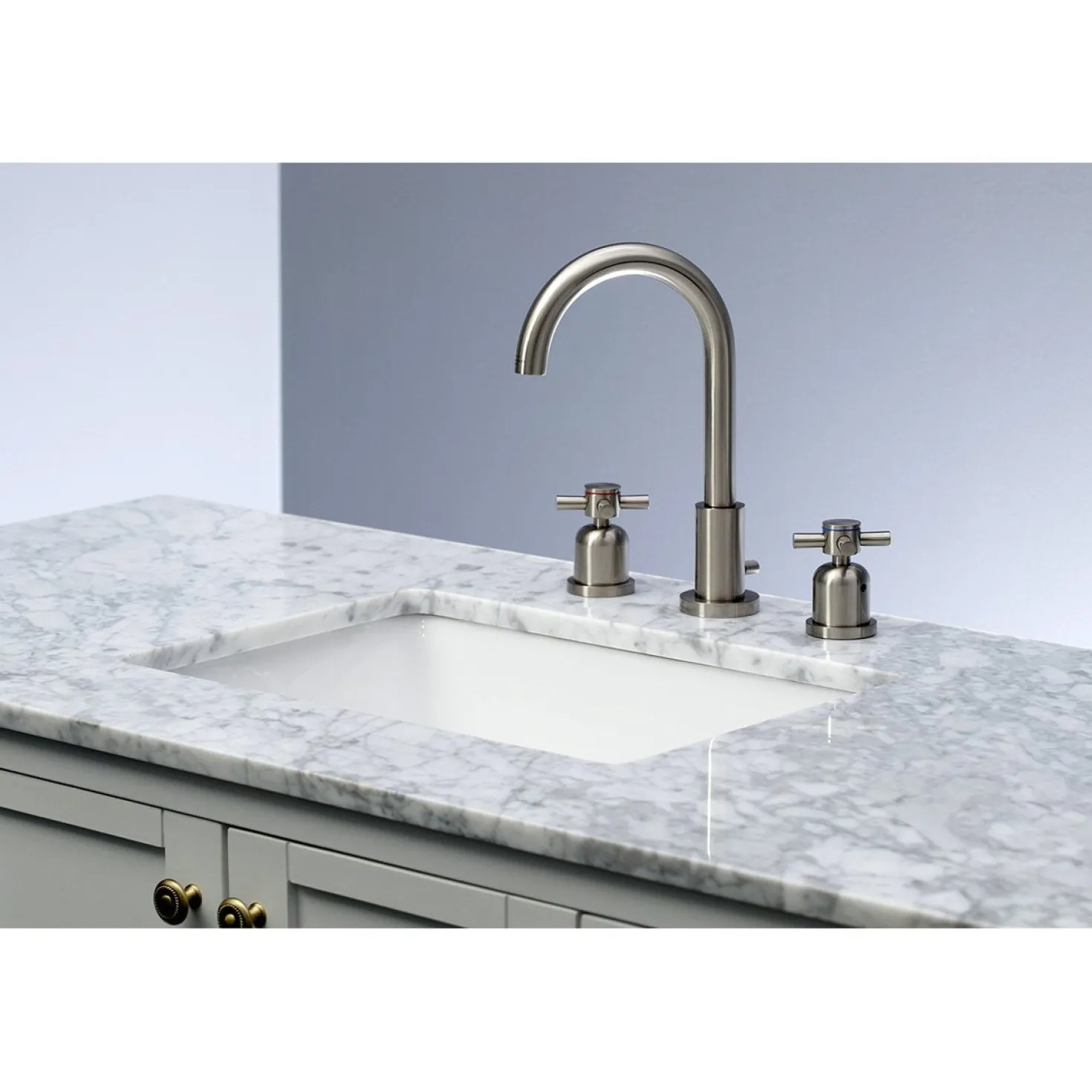Kingston Brass Fauceture Concord Widespread Cross-Handle Bathroom Faucet