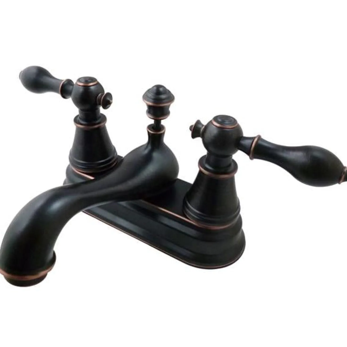 Kingston Brass Fauceture English Classic Two Handle 4" Centerset Lavatory Faucet