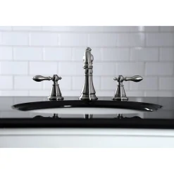 Kingston Brass Fauceture English Classic Widespread Bathroom Faucet