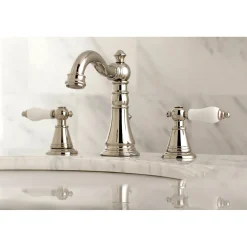 Kingston Brass Fauceture English Classic 3-Hole Widespread Bathroom Faucet