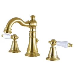 Kingston Brass Fauceture English Classic 3-Hole Widespread Bathroom Faucet