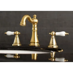 Kingston Brass Fauceture English Classic 3-Hole Widespread Bathroom Faucet