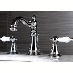 Kingston Brass Fauceture English Classic 3-Hole Widespread Bathroom Faucet