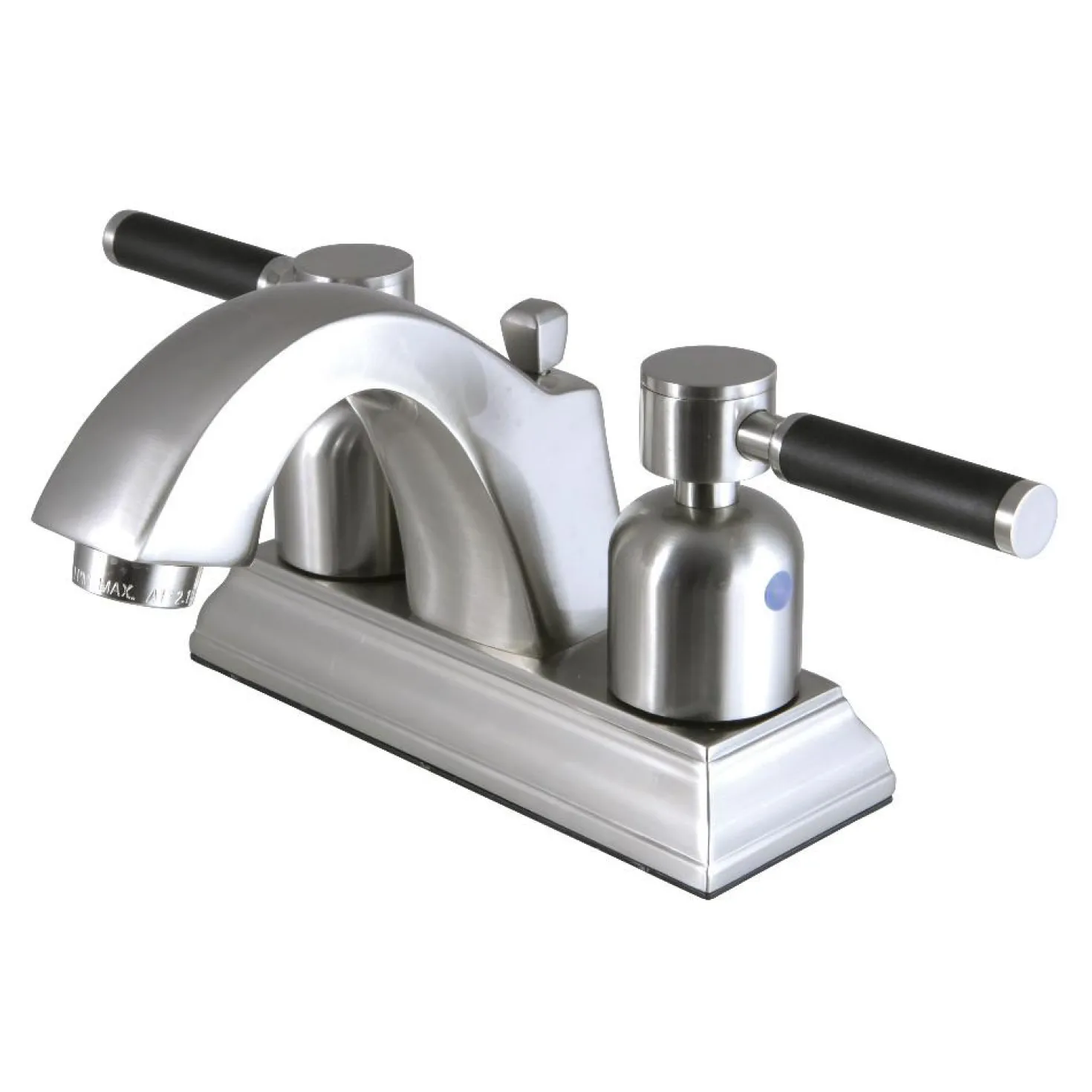 Kingston Brass Fauceture FSC4648DKL 4-Inch Centerset Bathroom Faucet in Brushed Nickel