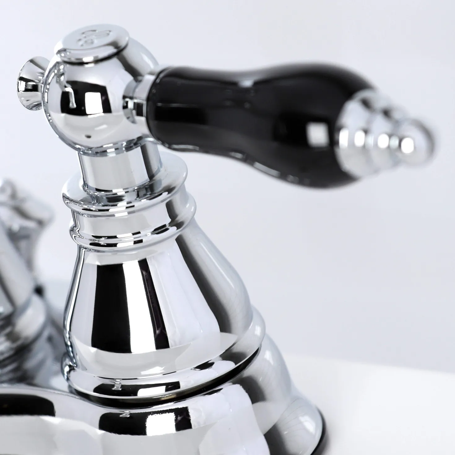 Kingston Brass Fauceture FSC160XAKL-P Duchess 4 in. Centerset Bathroom Faucet with Brass Pop-Up