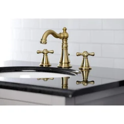 Kingston Brass Fauceture FSC197XAAX-P American Classic 8 in. Widespread Bathroom Faucet