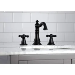 Kingston Brass Fauceture FSC197XAAX-P American Classic 8 in. Widespread Bathroom Faucet