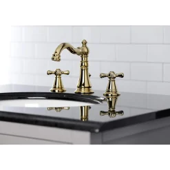 Kingston Brass Fauceture FSC197XAAX-P American Classic 8 in. Widespread Bathroom Faucet