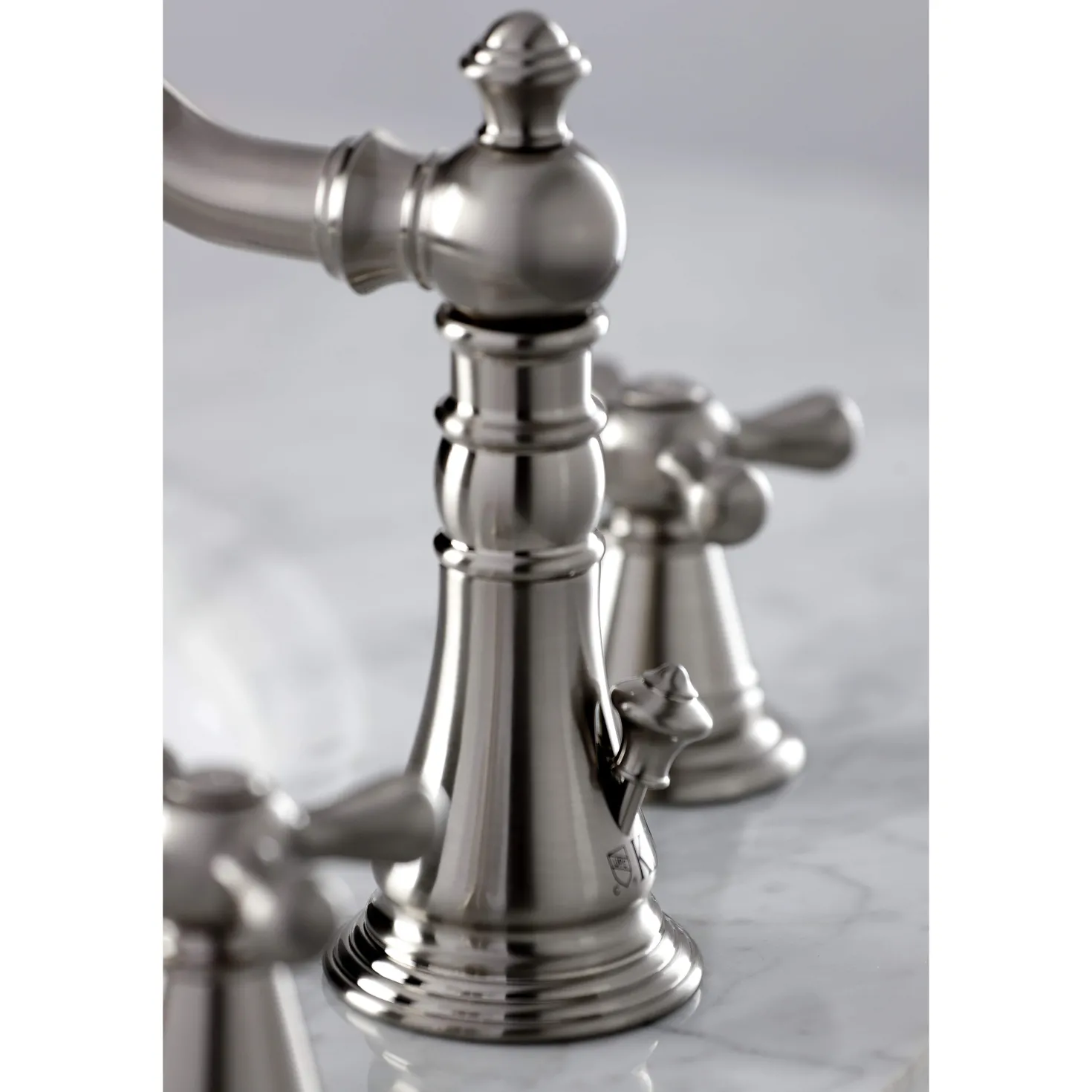 Kingston Brass Fauceture FSC197XAAX-P American Classic 8 in. Widespread Bathroom Faucet
