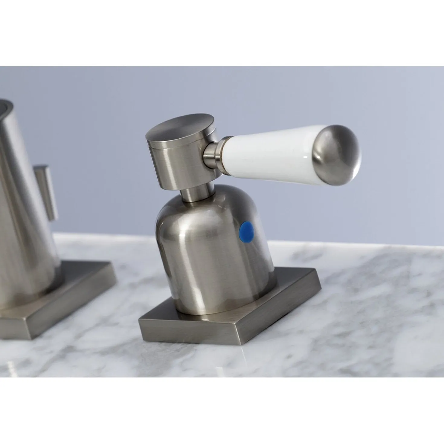 Kingston Brass Fauceture FSC8968DPL 8-Inch Widespread Bathroom Faucet in Brushed Nickel