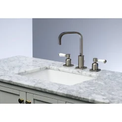 Kingston Brass Fauceture FSC8968DPL 8-Inch Widespread Bathroom Faucet in Brushed Nickel