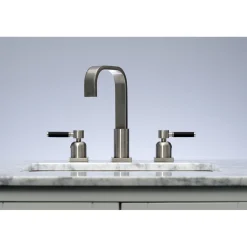 Kingston Brass Fauceture FSC8968DKL 8-Inch Widespread Bathroom Faucet in Brushed Nickel
