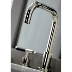 Kingston Brass Fauceture FSC893XCKL-P Kaiser Widespread Bathroom Faucet with Brass Pop-Up