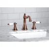 Kingston Brass Fauceture FSC197APLAC American Patriot Widespread Bathroom Faucet, Antique Copper