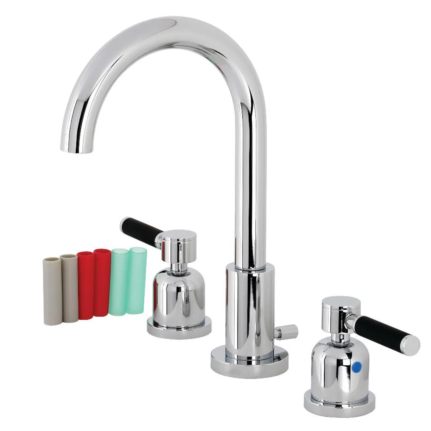 Kingston Brass Fauceture FSC892XDKL-P Kaiser Widespread Bathroom Faucet