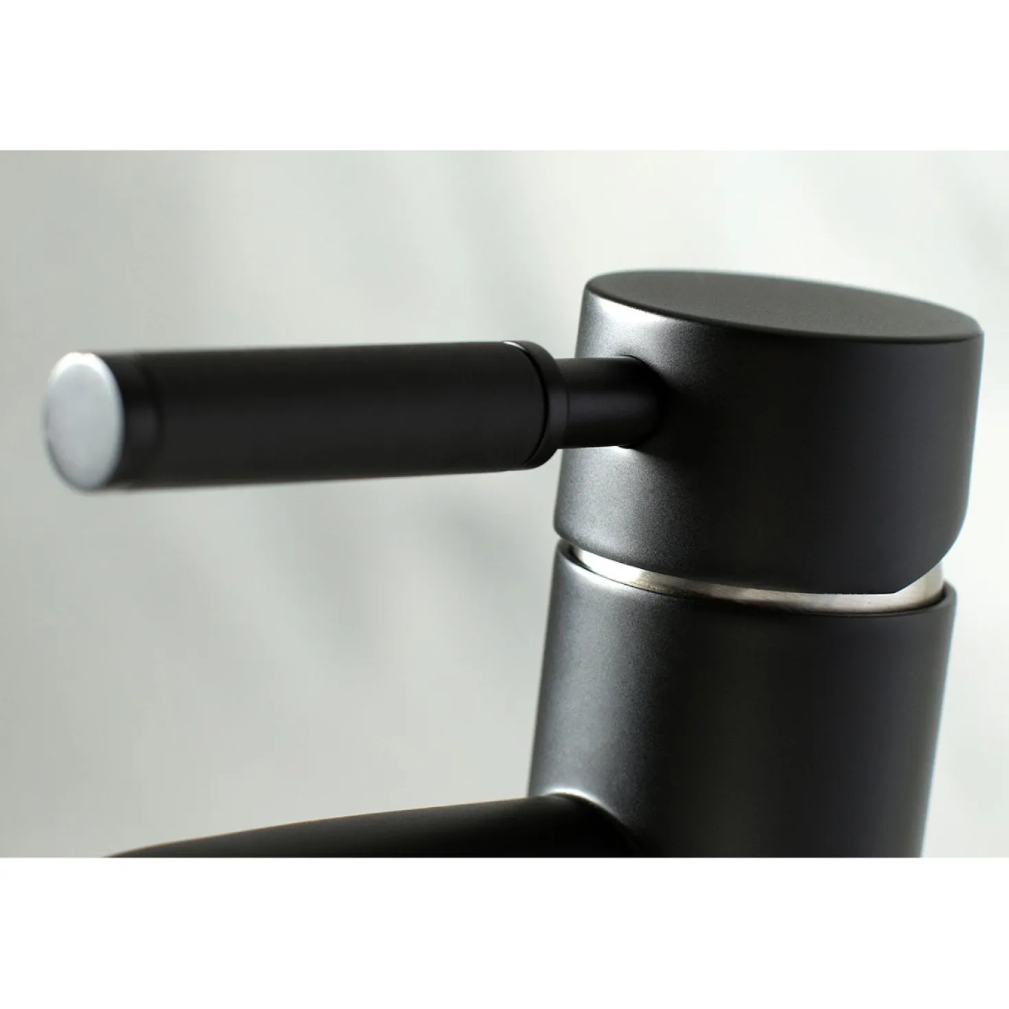 Kingston Brass Fauceture Kaiser Single Handle Deck Mount Bathroom Faucet
