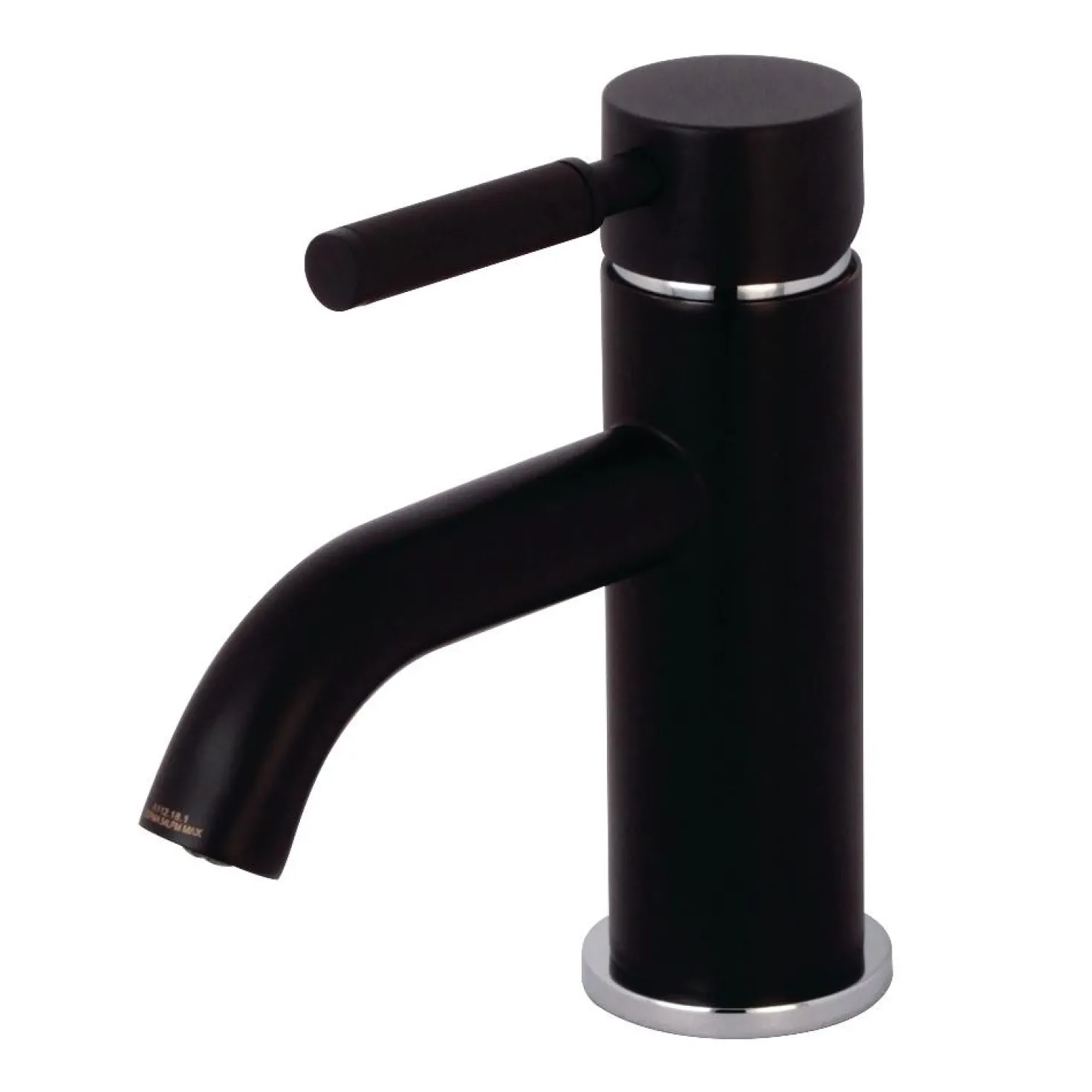 Kingston Brass Fauceture Kaiser Single Handle Deck Mount Bathroom Faucet