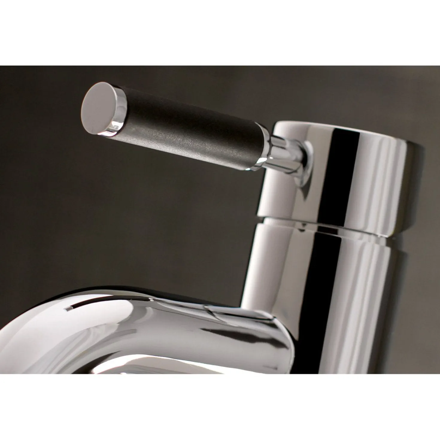 Kingston Brass Fauceture Kaiser Single Handle Deck Mount Bathroom Faucet