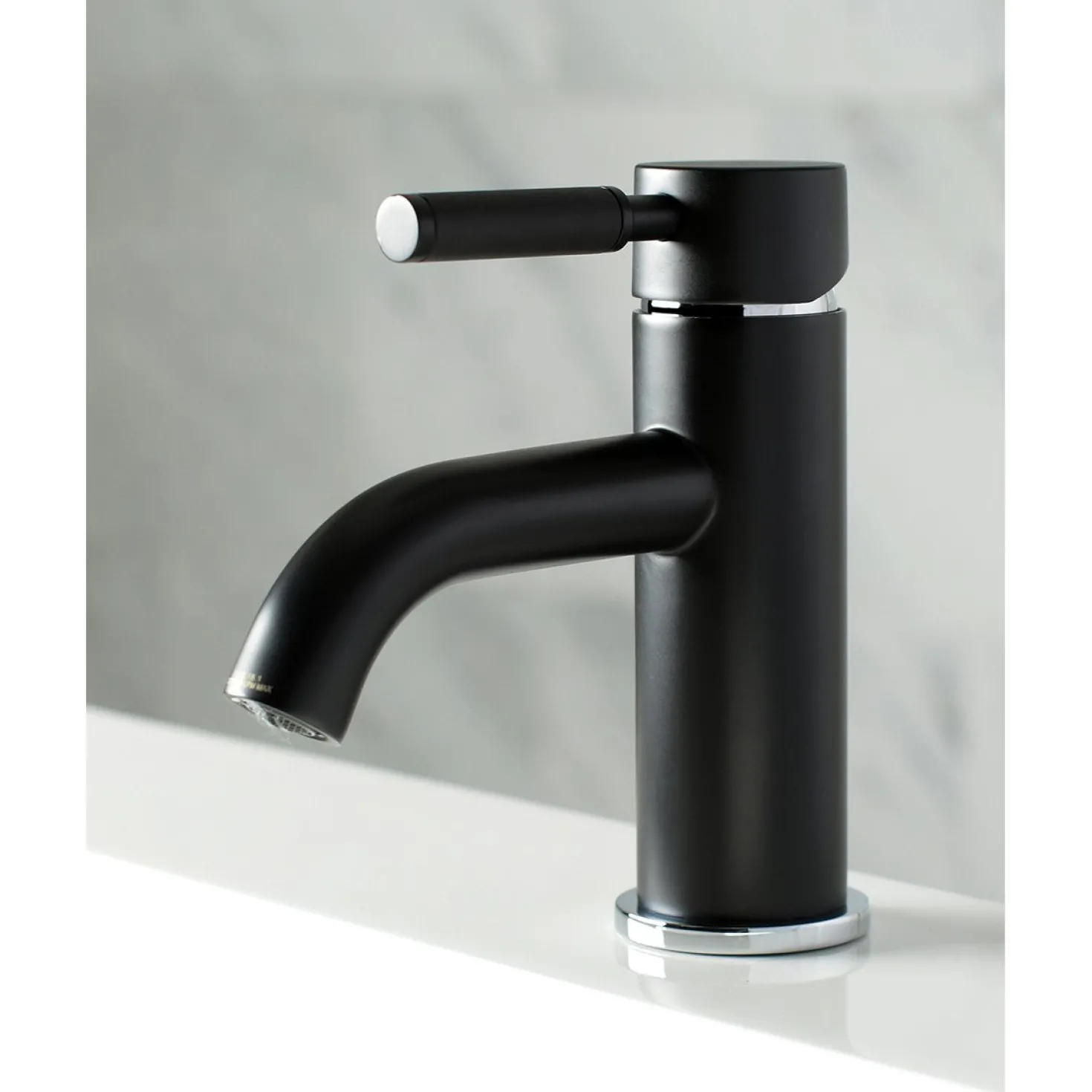 Kingston Brass Fauceture Kaiser Single Handle Deck Mount Bathroom Faucet