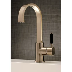 Kingston Brass Fauceture Kaiser Single-Handle Bathroom Faucet with Drain