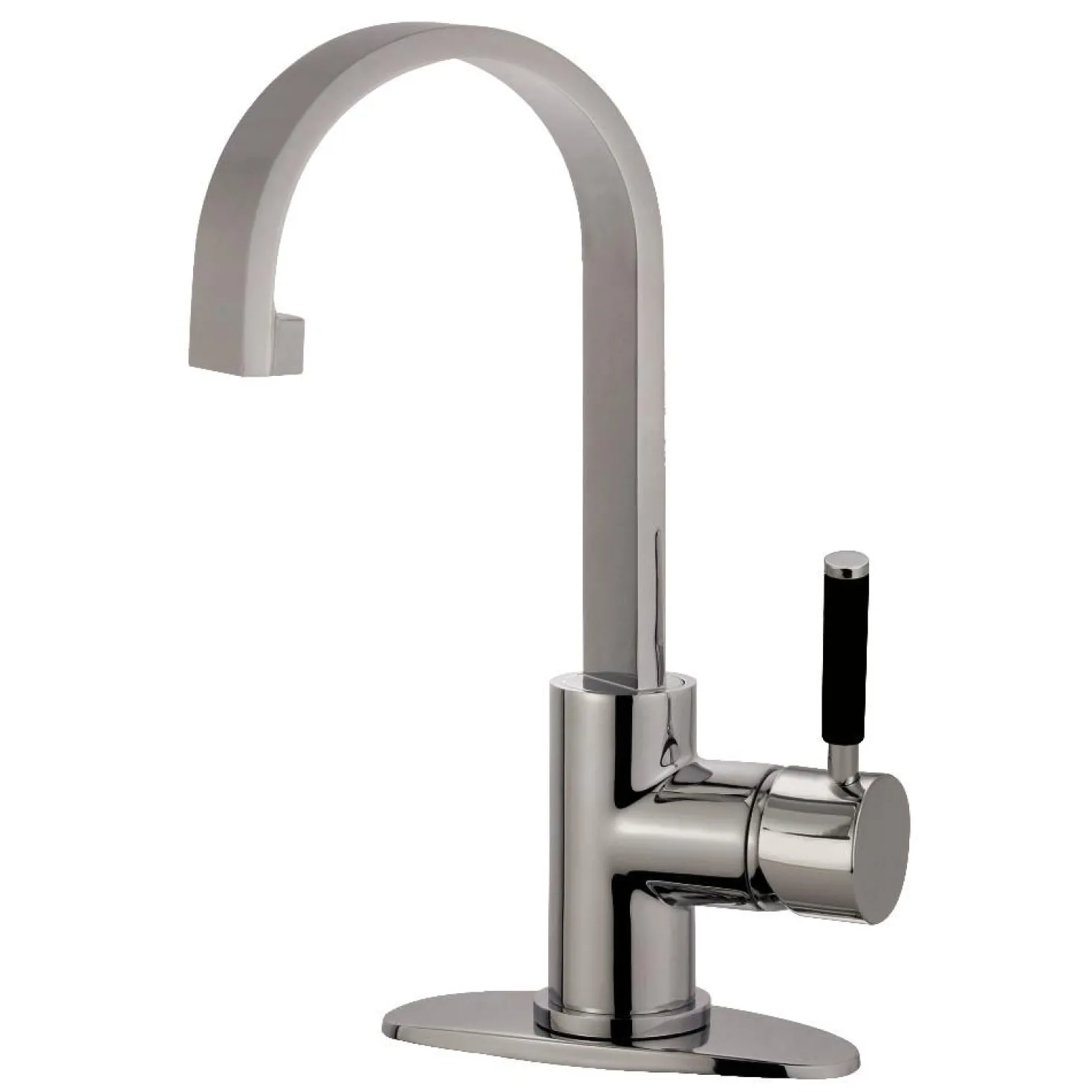Kingston Brass Fauceture Kaiser Single-Handle Bathroom Faucet with Drain