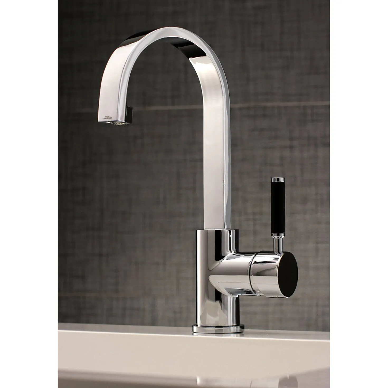 Kingston Brass Fauceture Kaiser Single-Handle Bathroom Faucet with Drain