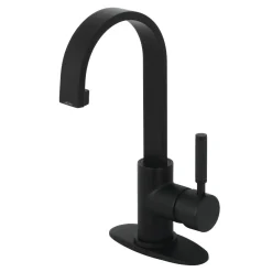 Kingston Brass Fauceture Kaiser Single-Handle Bathroom Faucet with Drain