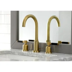 Kingston Brass Fauceture Kaiser Widespread Bathroom Faucet