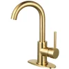 Kingston Brass Fauceture LS843XDL-P Concord Single-Handle Bathroom Faucet with Push Pop-Up