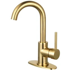 Kingston Brass Fauceture LS843XDL-P Concord Single-Handle Bathroom Faucet with Push Pop-Up