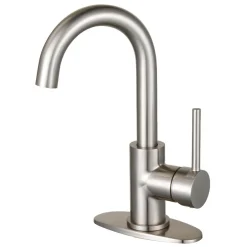 Kingston Brass Fauceture LS843XDL-P Concord Single-Handle Bathroom Faucet with Push Pop-Up