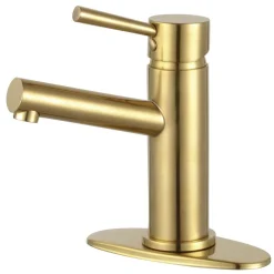 Kingston Brass Fauceture LS842XDL-P Concord Single-Handle Bathroom Faucet with Push Pop-Up