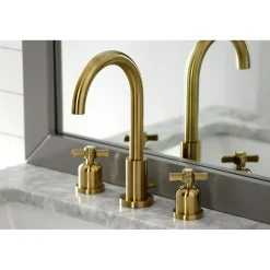 Kingston Brass Fauceture Millennium Widespread Bathroom Faucet