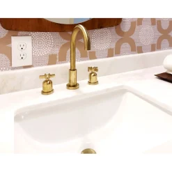 Kingston Brass Fauceture Millennium Widespread Bathroom Faucet