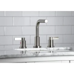 Kingston Brass Fauceture NuvoFusion 8-Inch Widespread Bathroom Faucet
