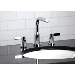 Kingston Brass Fauceture NuvoFusion 8-Inch Widespread Bathroom Faucet