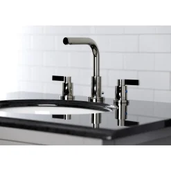Kingston Brass Fauceture NuvoFusion 8-Inch Widespread Bathroom Faucet