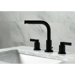 Kingston Brass Fauceture NuvoFusion 8-Inch Widespread Bathroom Faucet