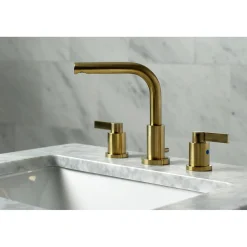 Kingston Brass Fauceture NuvoFusion 8-Inch Widespread Bathroom Faucet