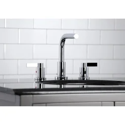 Kingston Brass Fauceture NuvoFusion 8-Inch Widespread Bathroom Faucet