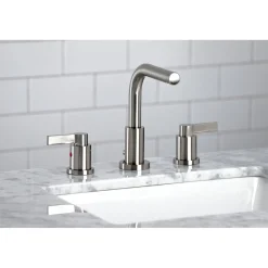 Kingston Brass Fauceture NuvoFusion 8-Inch Widespread Bathroom Faucet
